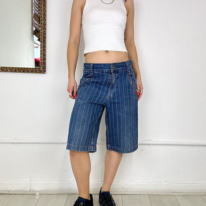 2000’s denim hip hop shorts