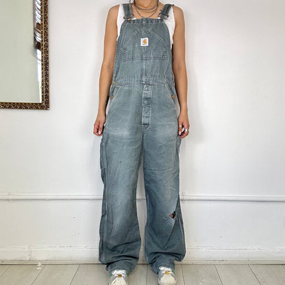 vintage grey baggy carhartt dungarees