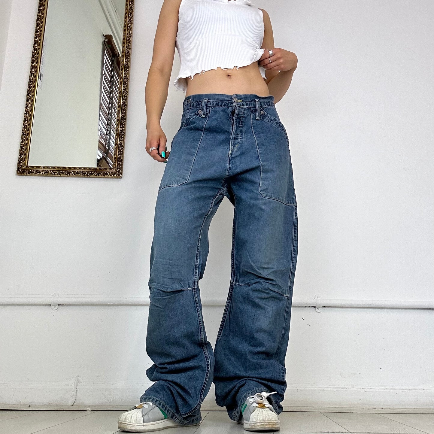 vintage levi's cargo jeans