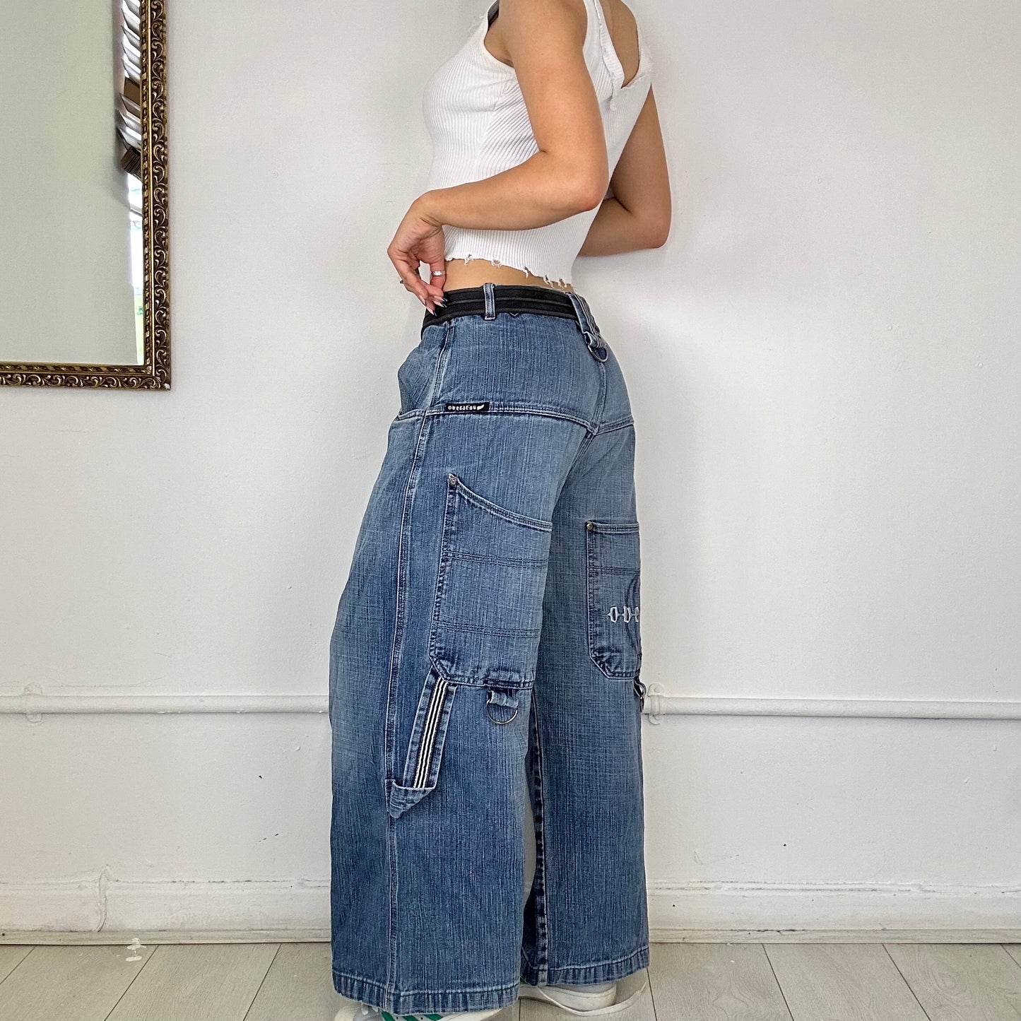 00's baggy cargo jeans