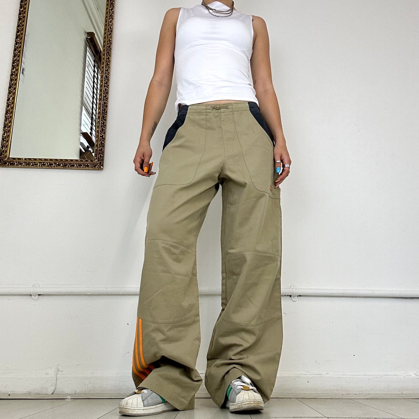 vintage adidas cargo trousers