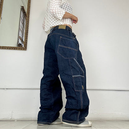 wide leg timberland jeans