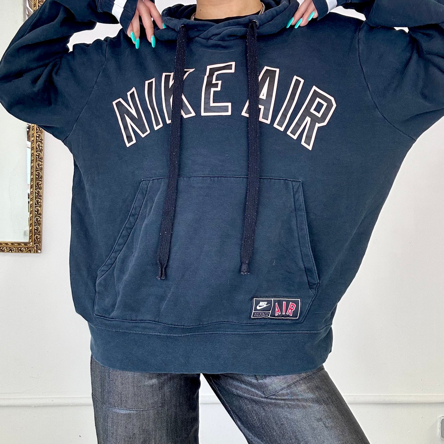 vintage nike air oversized hoodie