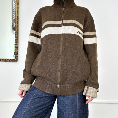 vintage levi’s knit zip jumper