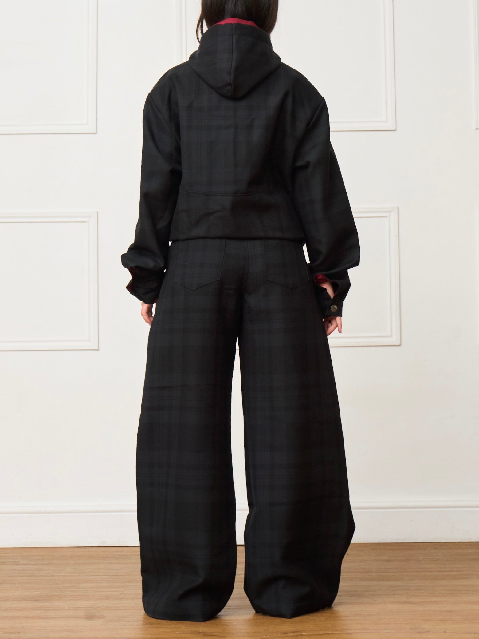 jamie jacket - black wool