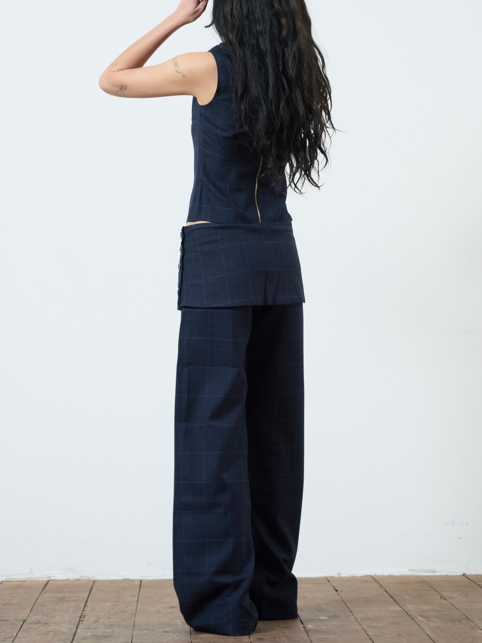 shay trouser - navy wool