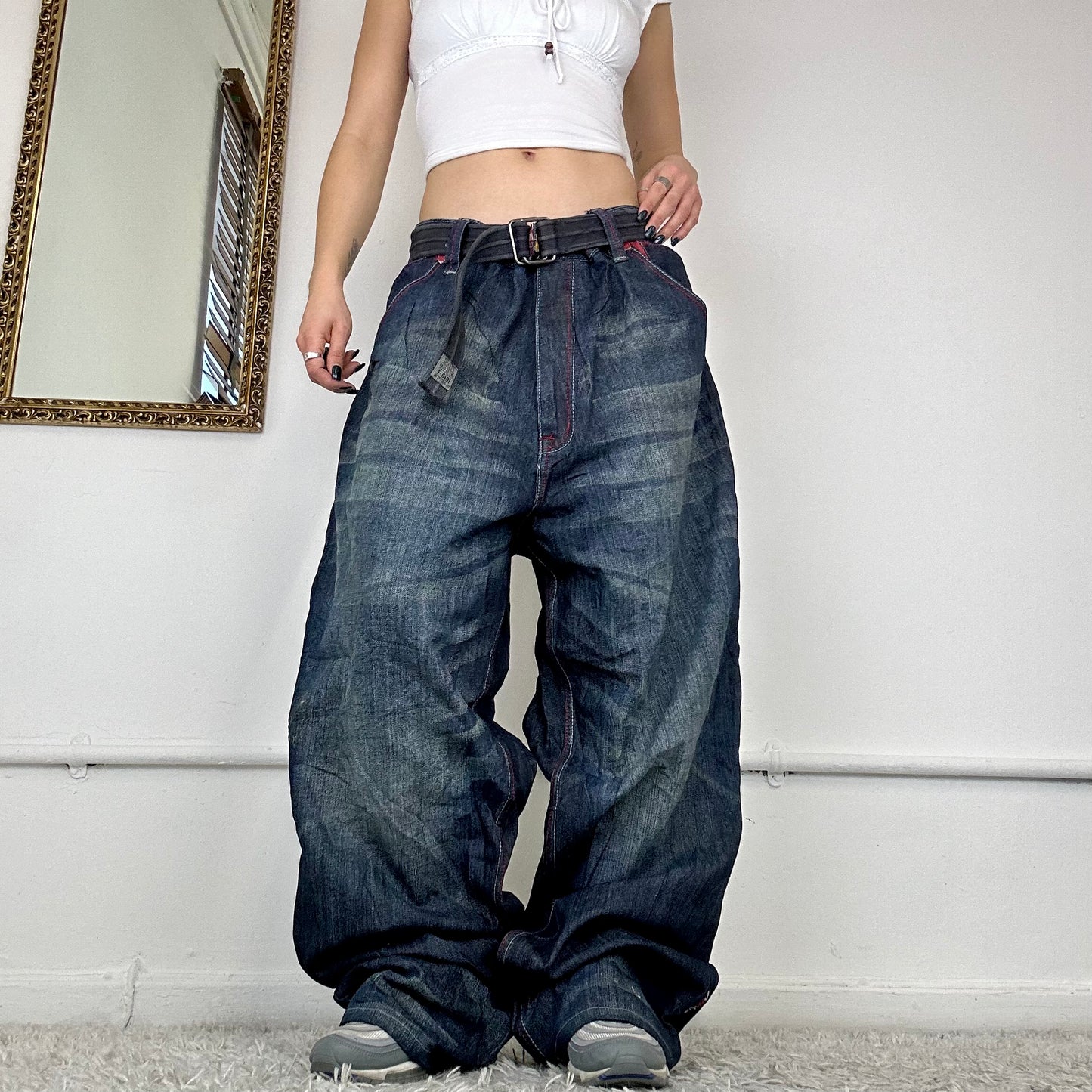 super rare wide leg coogi jeans