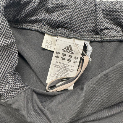 flared grey adidas trousers