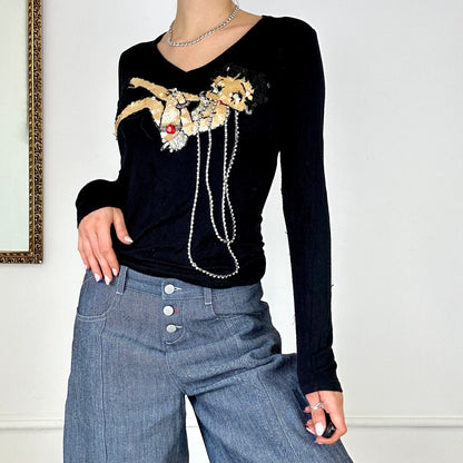 betty boop long sleeved top