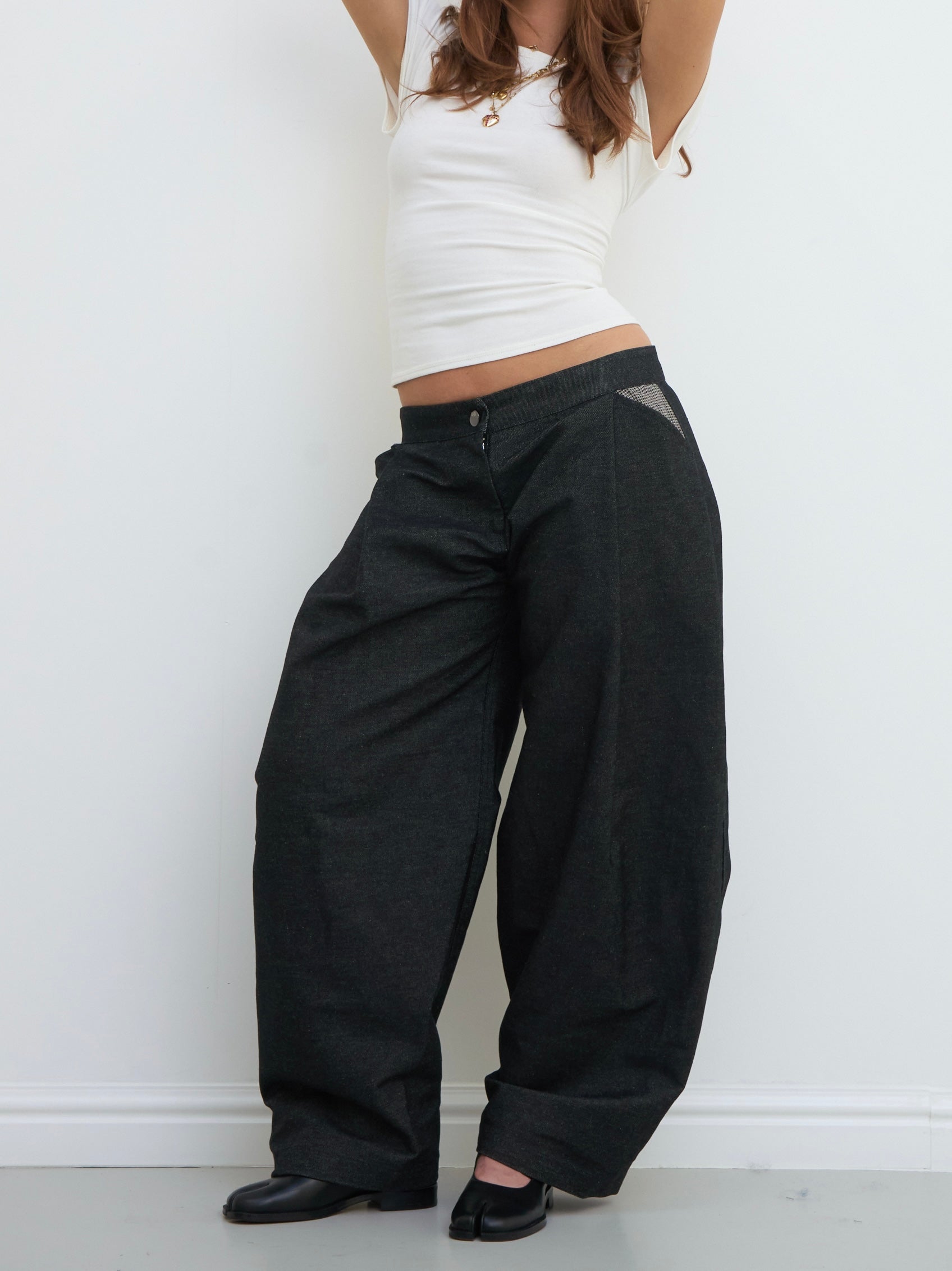 marlowe jean - dark grey denim