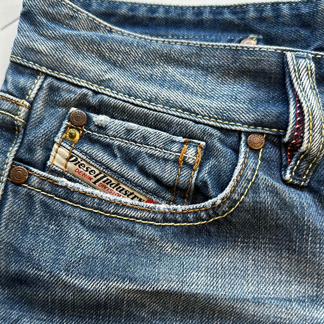 diesel 00’s flared jeans