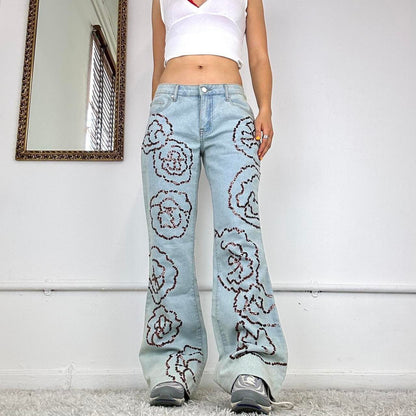 2000's sequined jeans