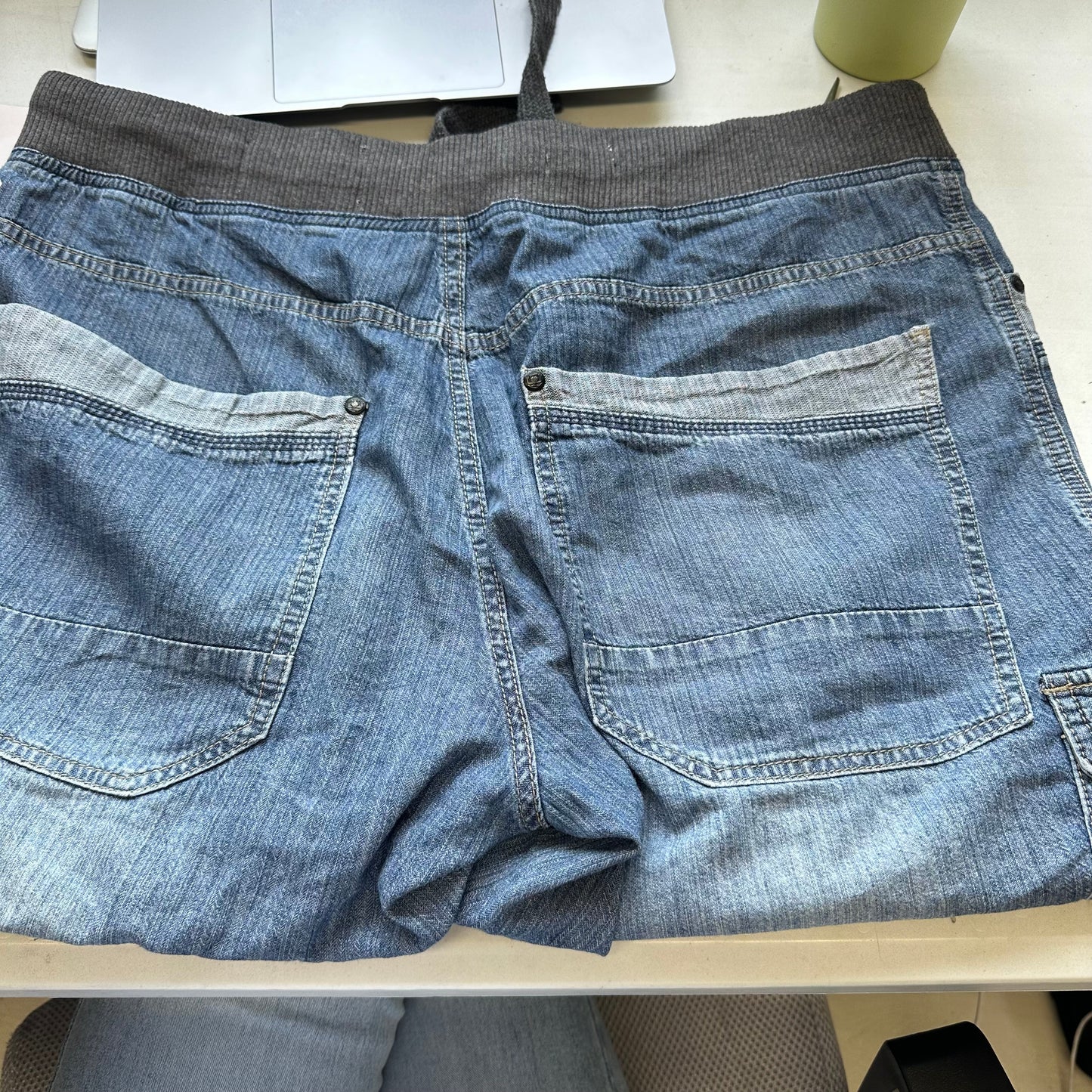 00's denim baggy jorts