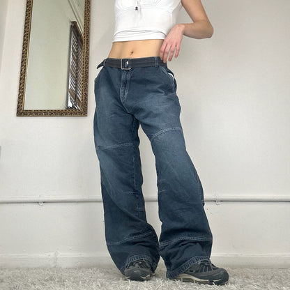 baggy cargo style jeans