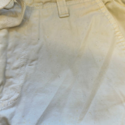 white cargo shorts by emporio armani