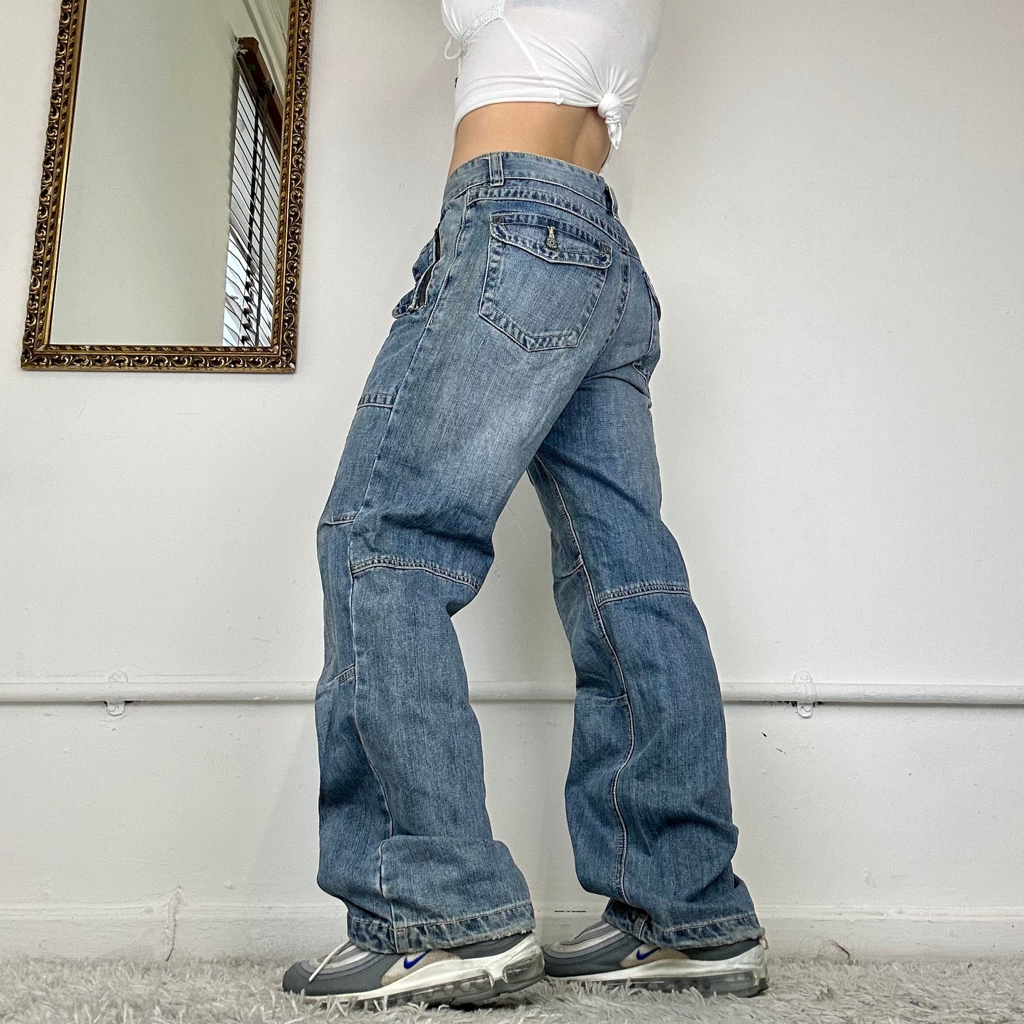 2000's wide leg cargo jeans