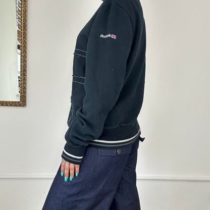 2000's reebok zip up sweater