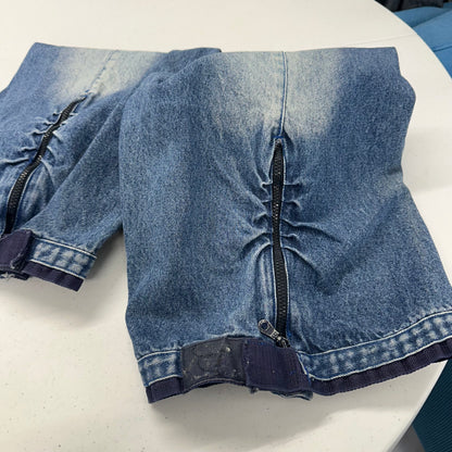 90's long denim shorts by jordan craig