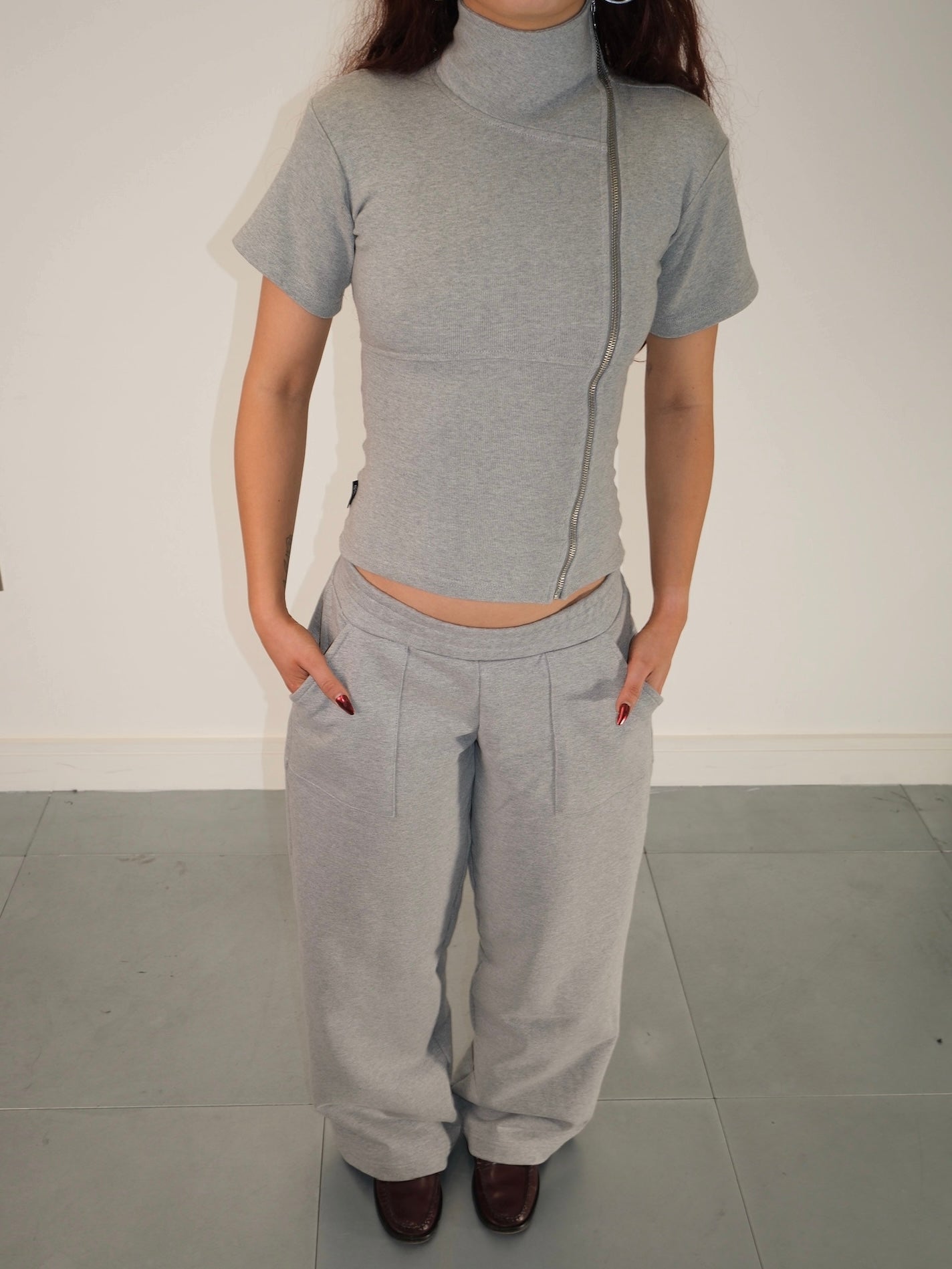blair top - grey
