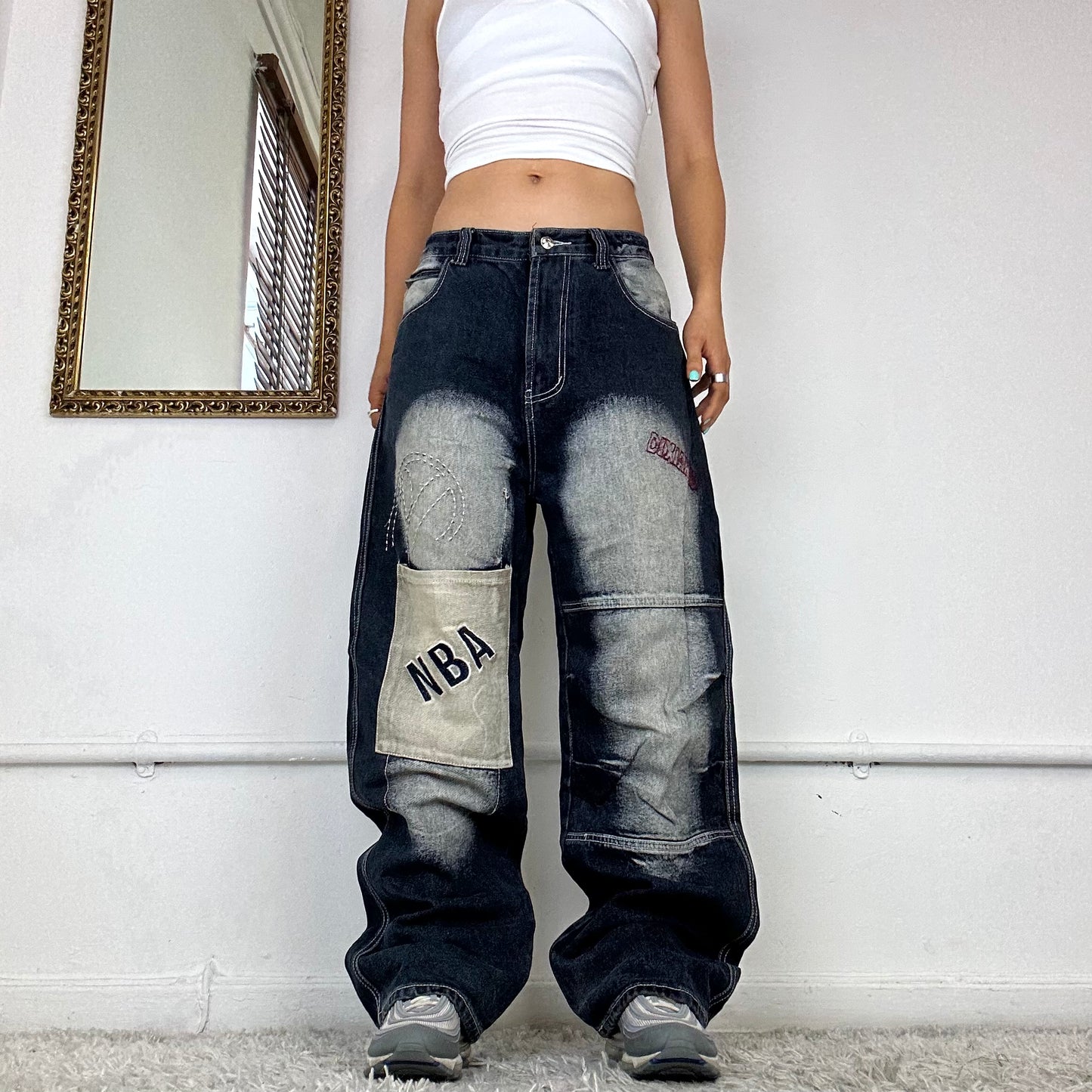 2000's baggy cargo jeans