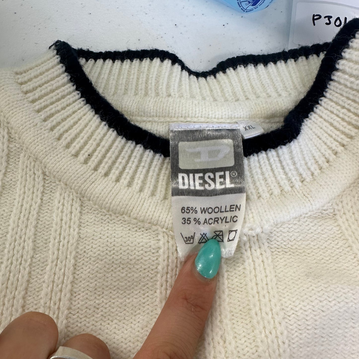 vintage diesel knitted jumper