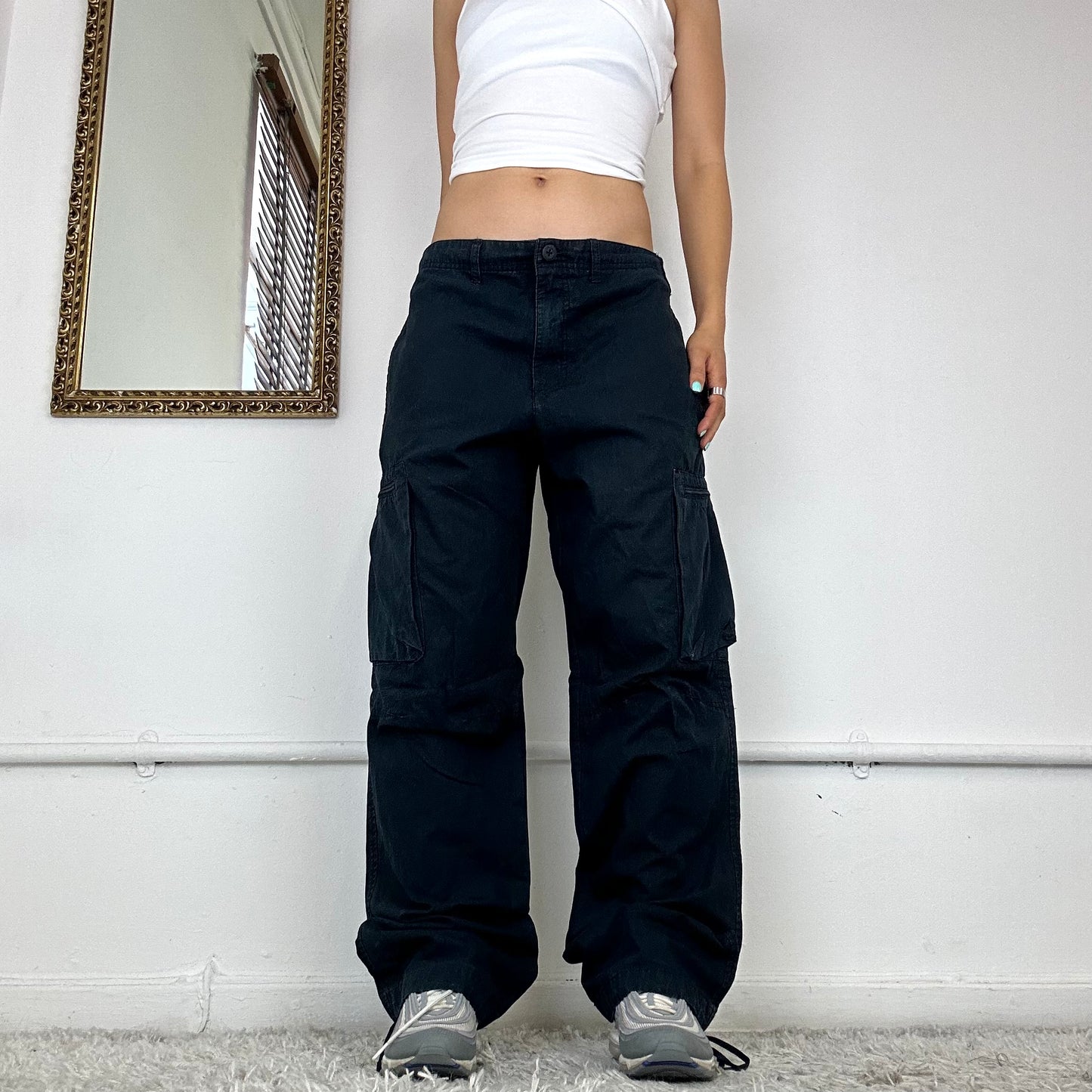 00's wide leg nike cargo trousers