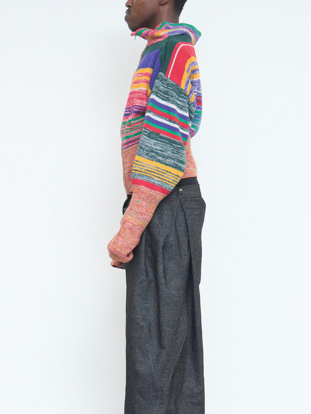 rowan balloon jumper - multi knit