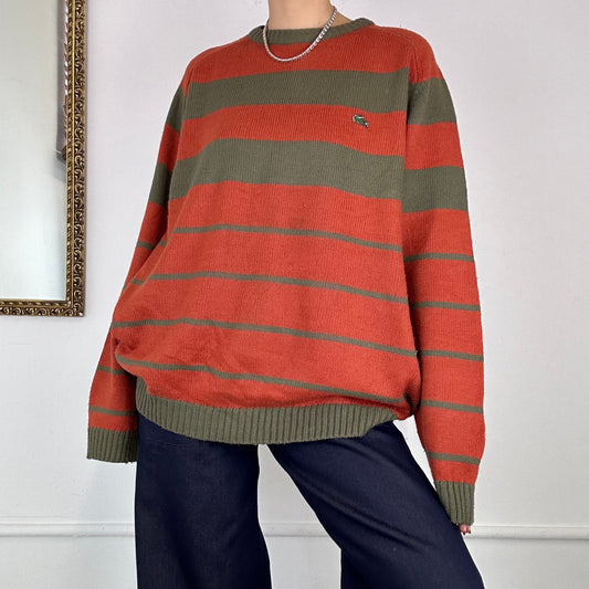 vintage lacoste knit jumper