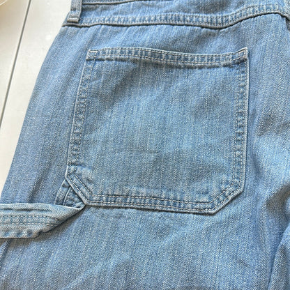 00s light wash cargo jeans