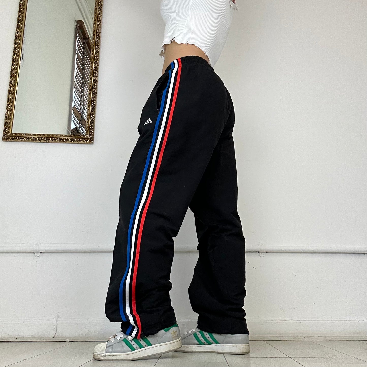 adidas three stripe tracksuit bottoms