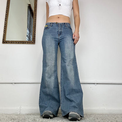 2000's wide leg jeans