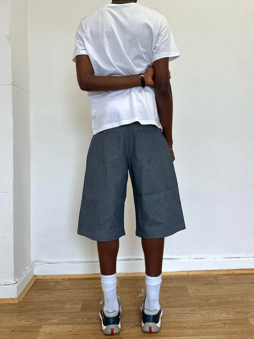 Parker Short – Cadet Grey Denim