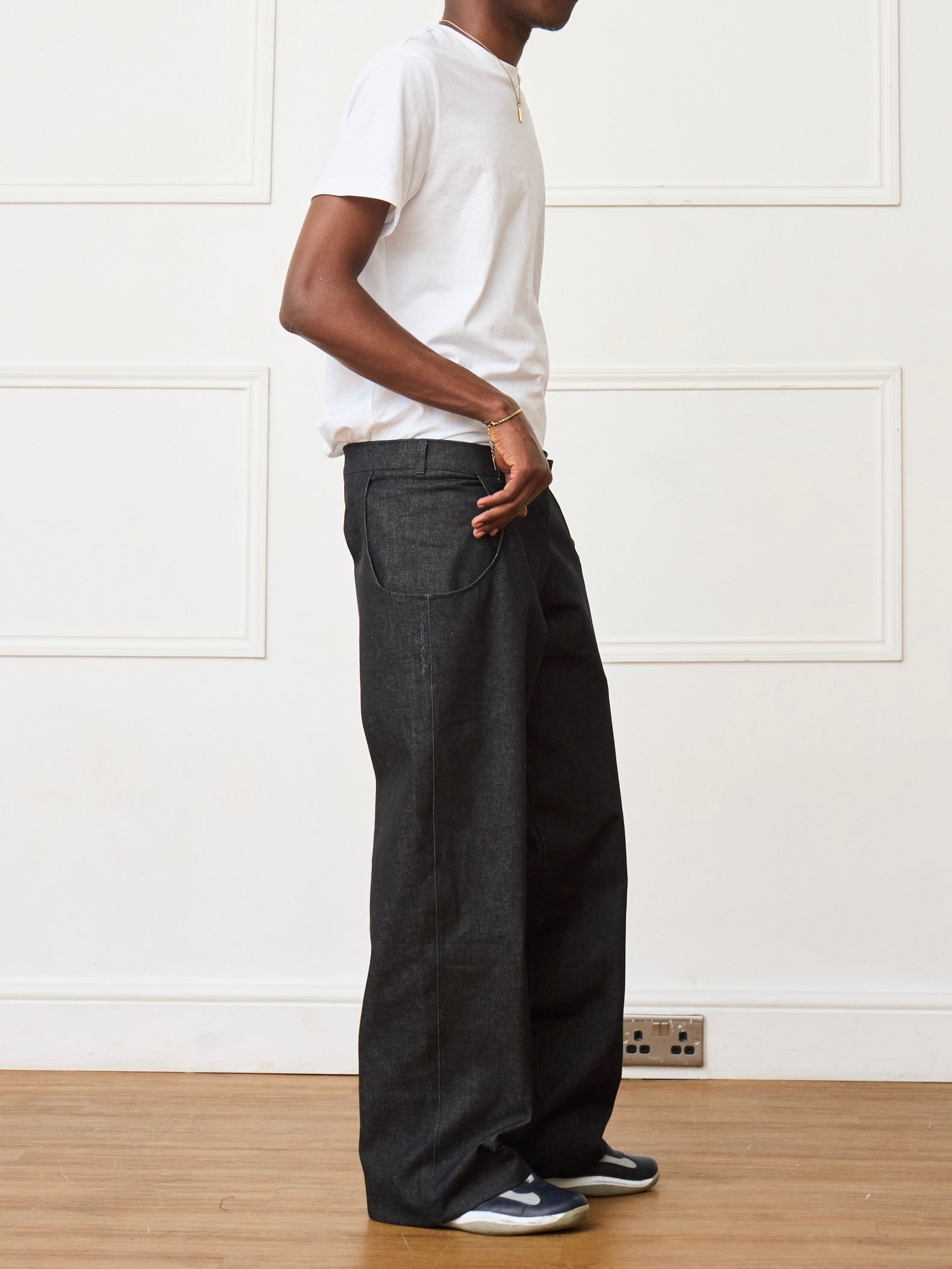 circle jean - dark grey denim