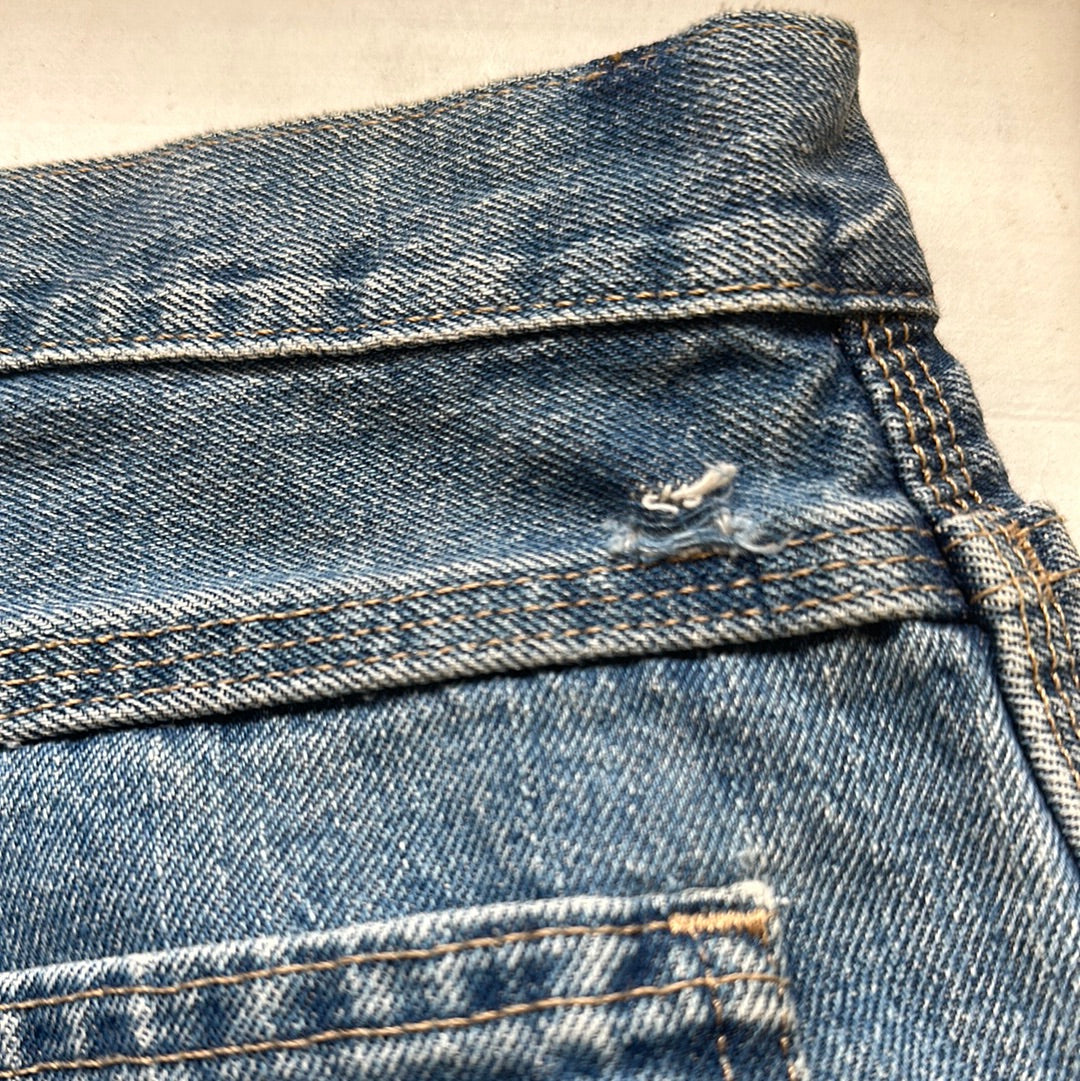 denim cargo shorts