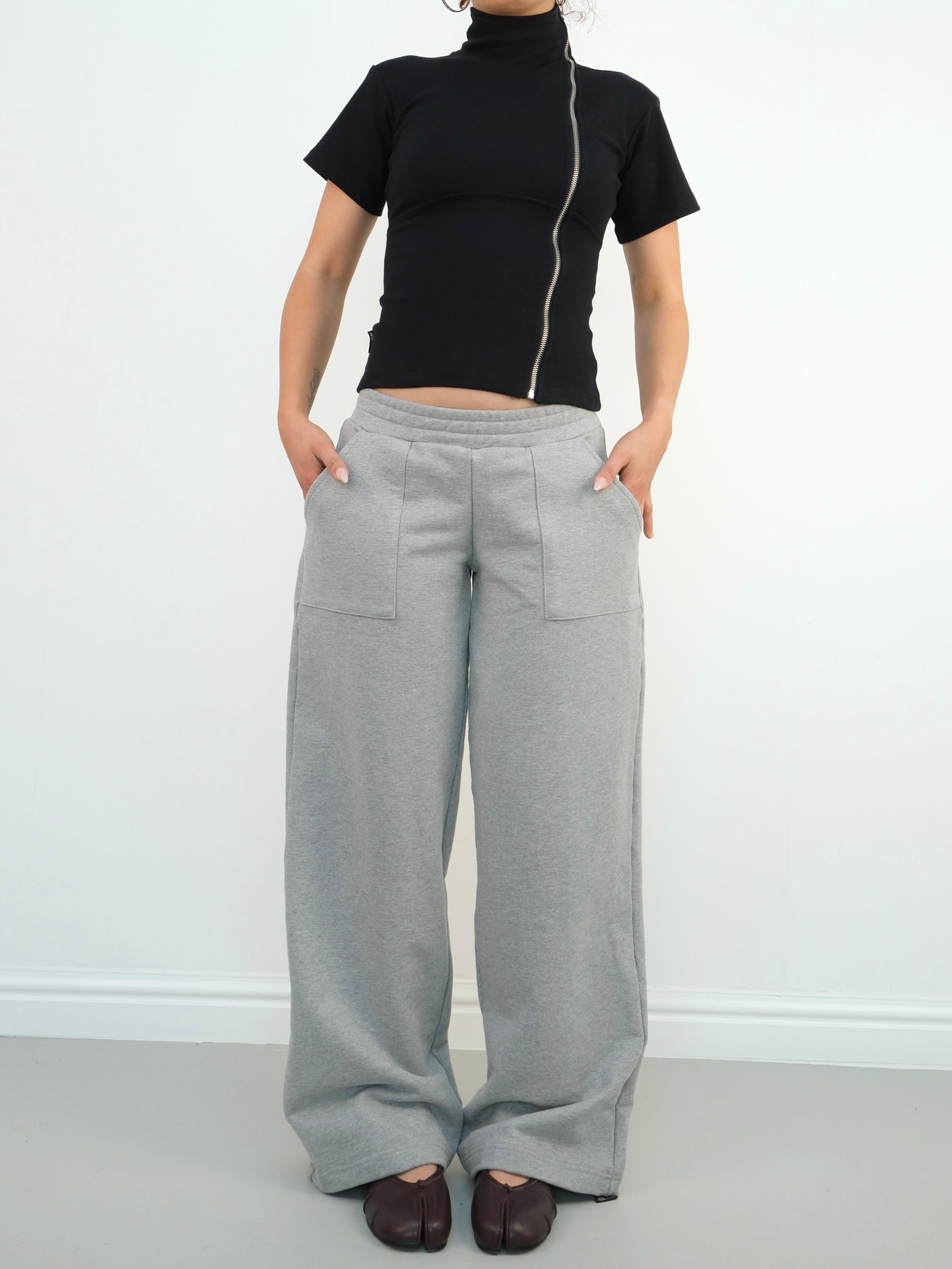 slouch jogger - grey