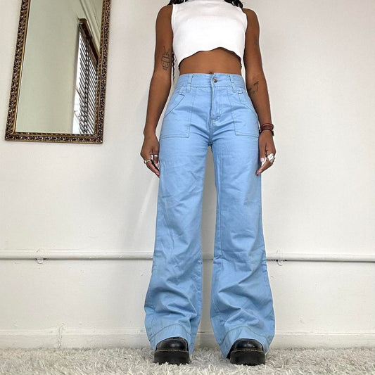 wide leg cargo 00s trousers