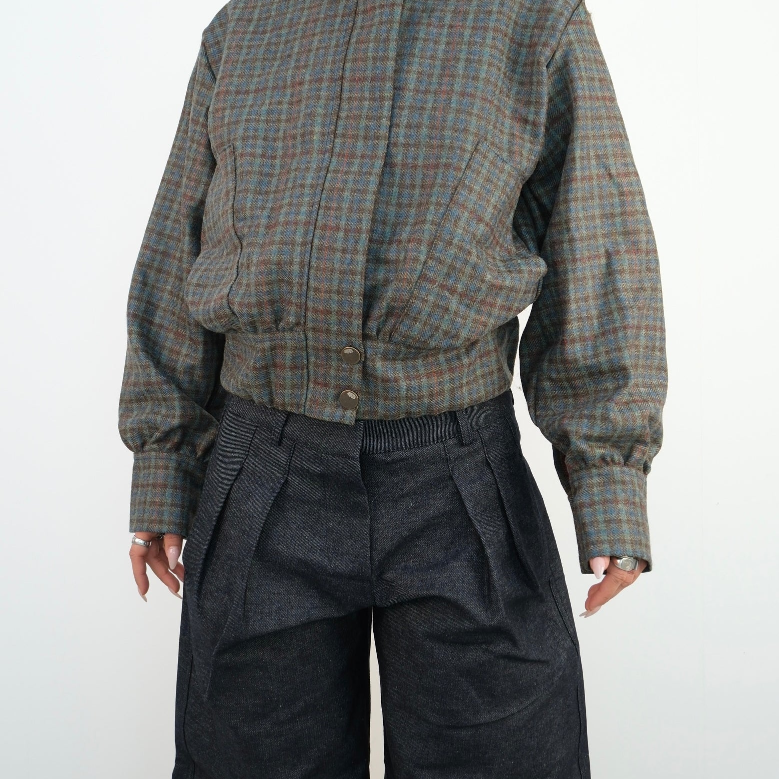 slouch jacket - cedar wool