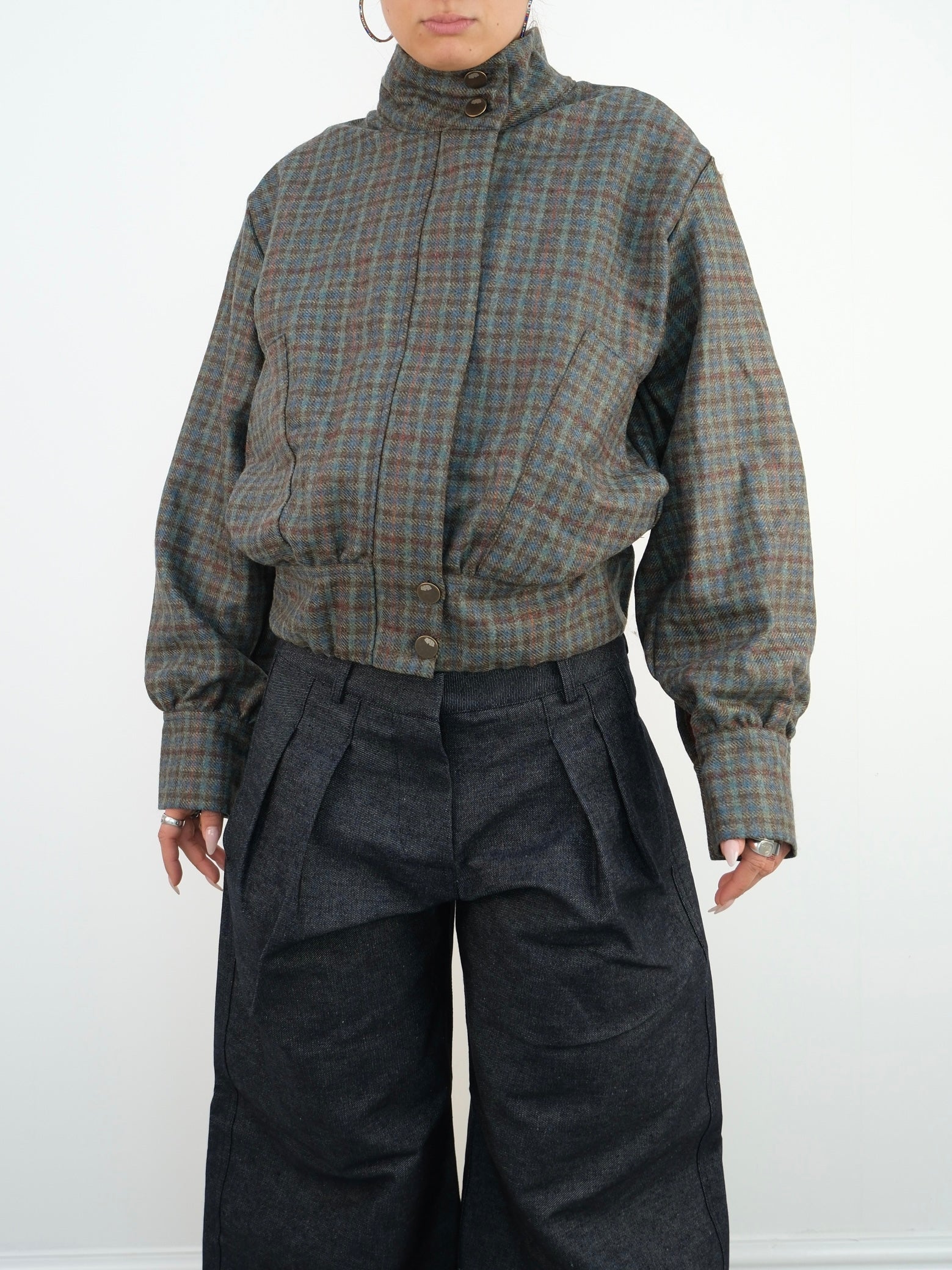 slouch jacket - cedar wool