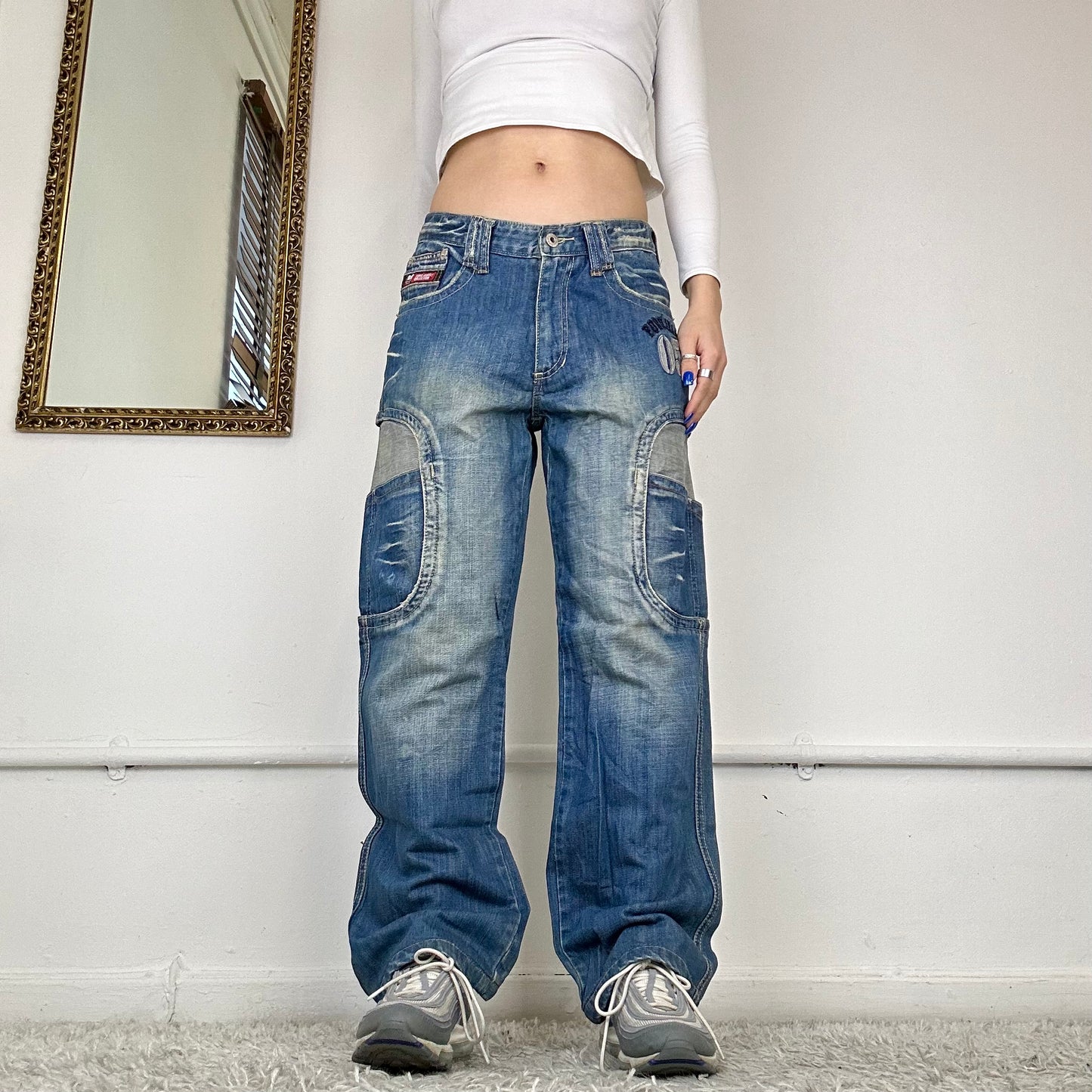 00's cargo jeans by fubu