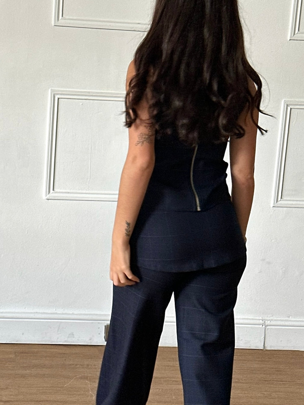 charlie top - navy wool