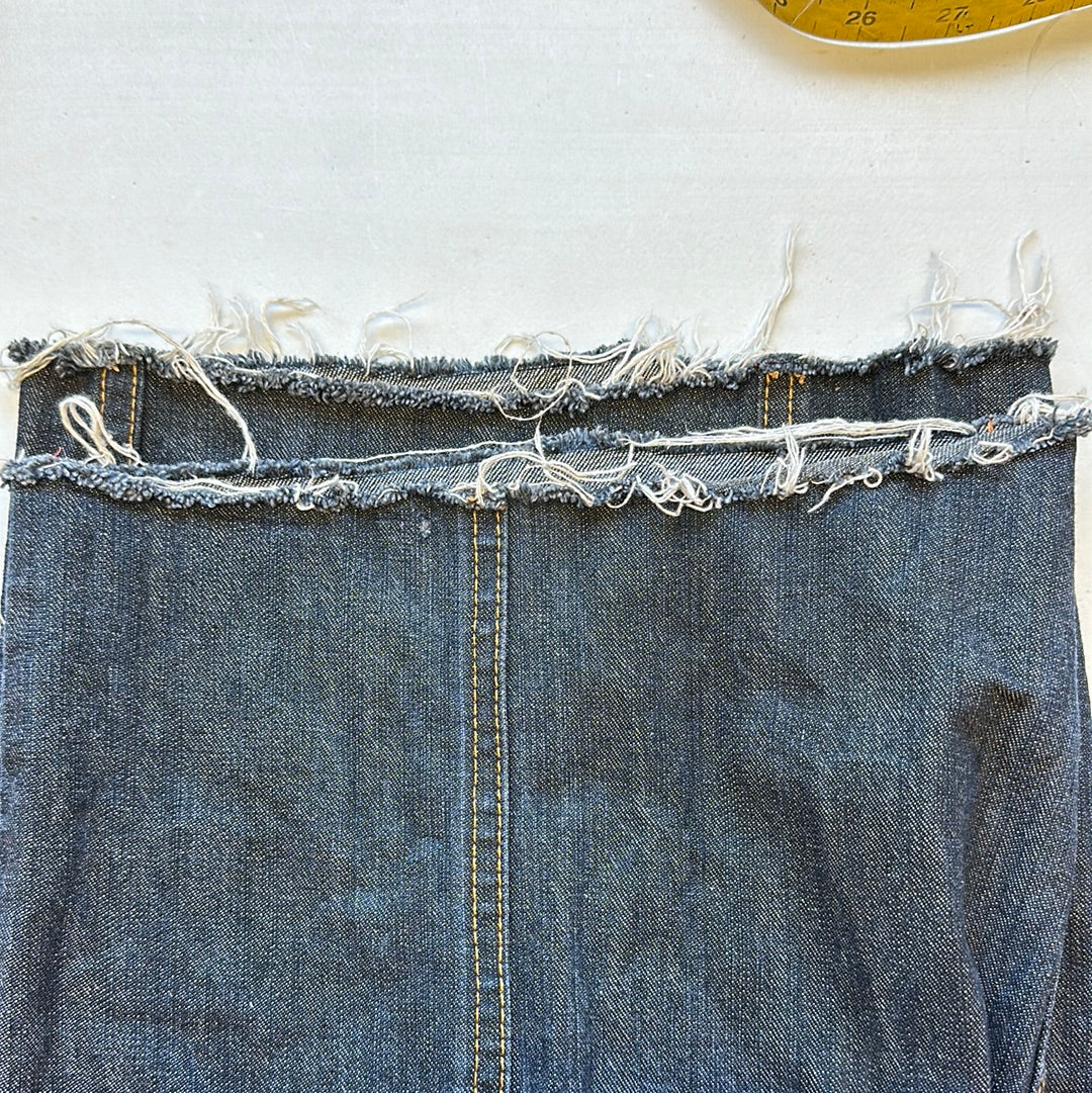 baggy dark wash jeans by sean john