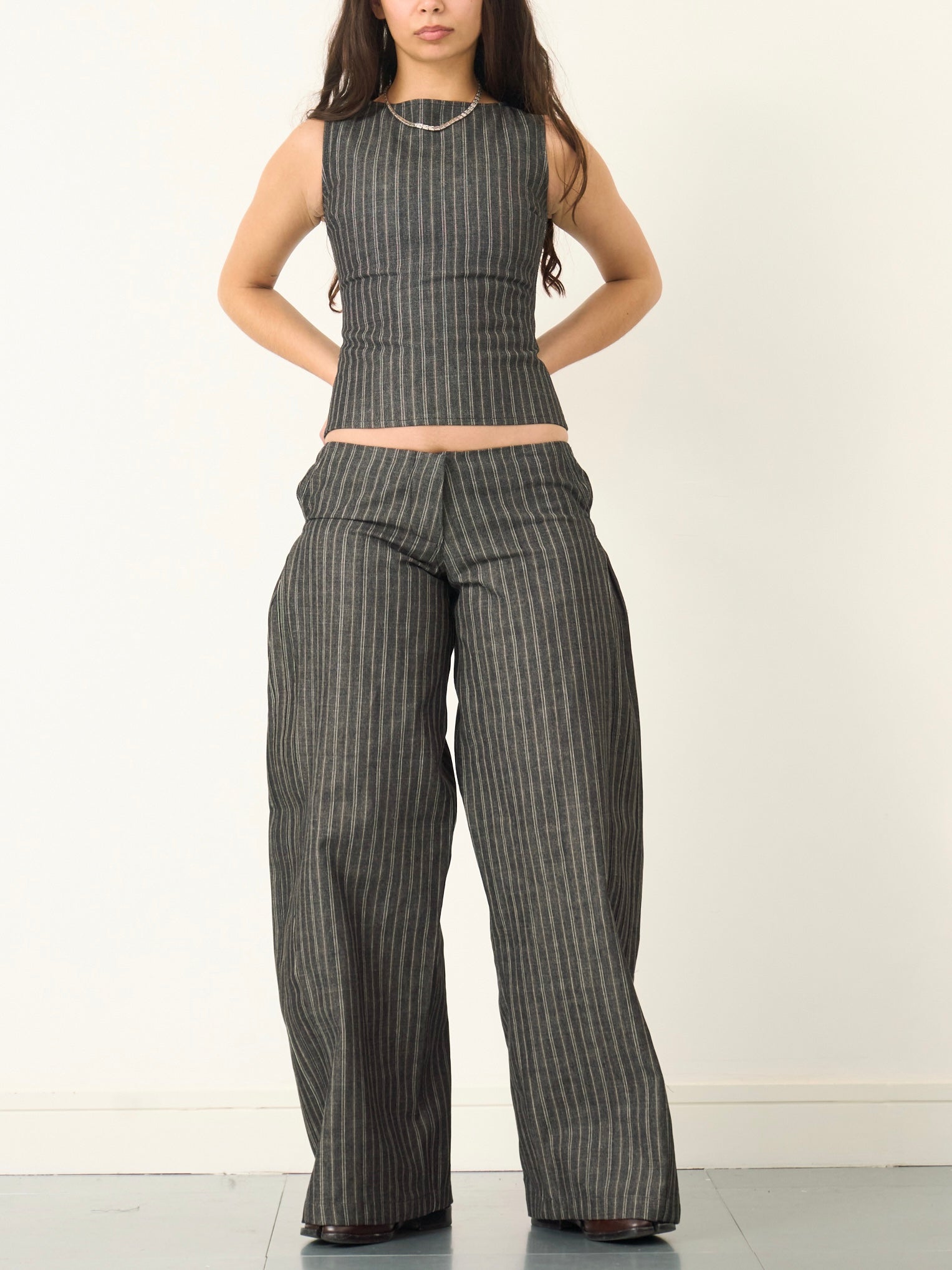 tommy jean - striped denim