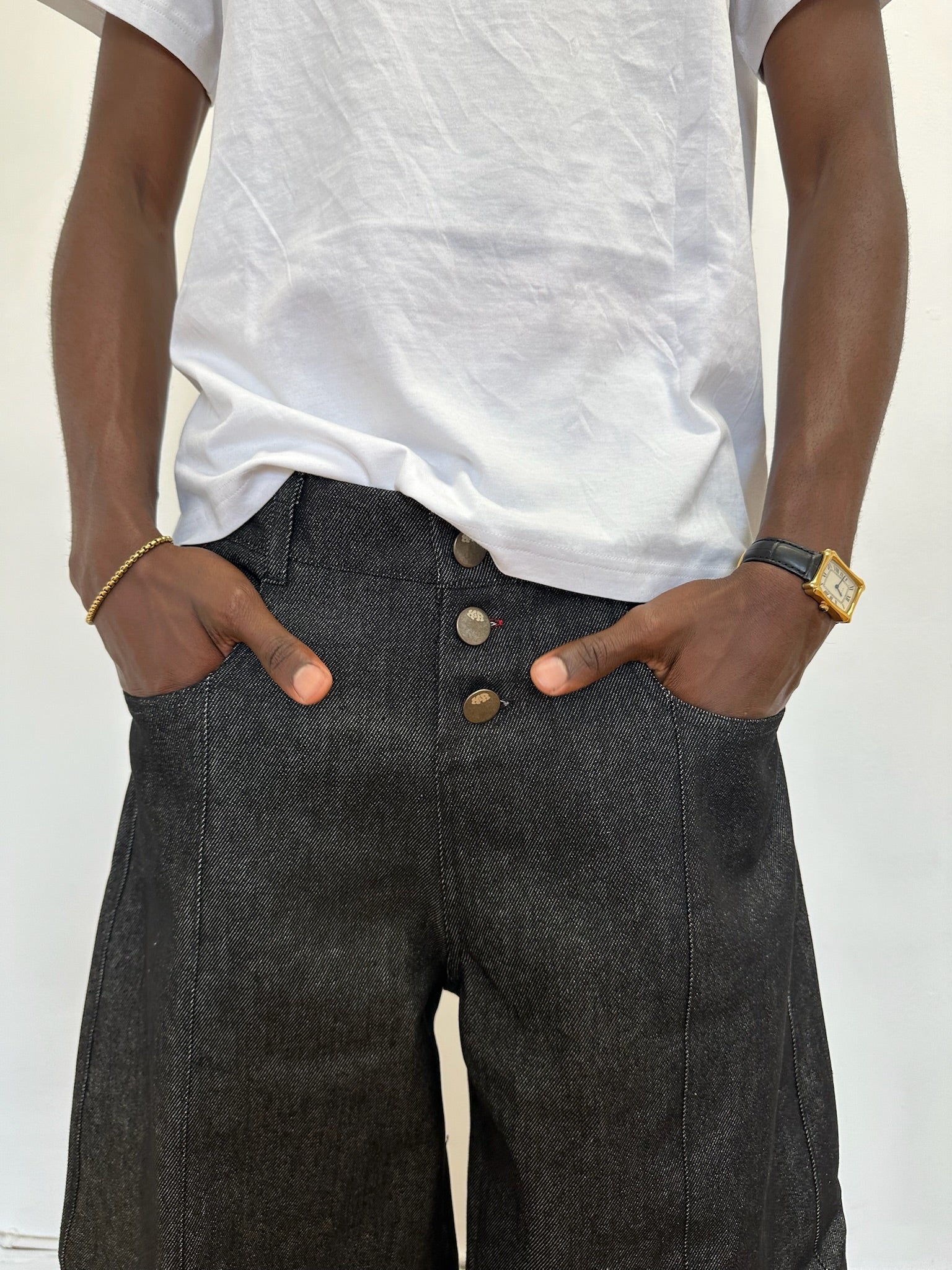 skater jean - dark grey denim