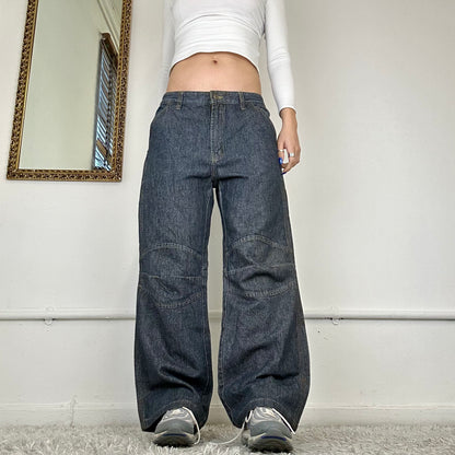 wide leg cargo skate jeans