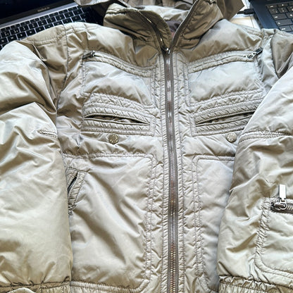 vintage moncler cargo puffer coat