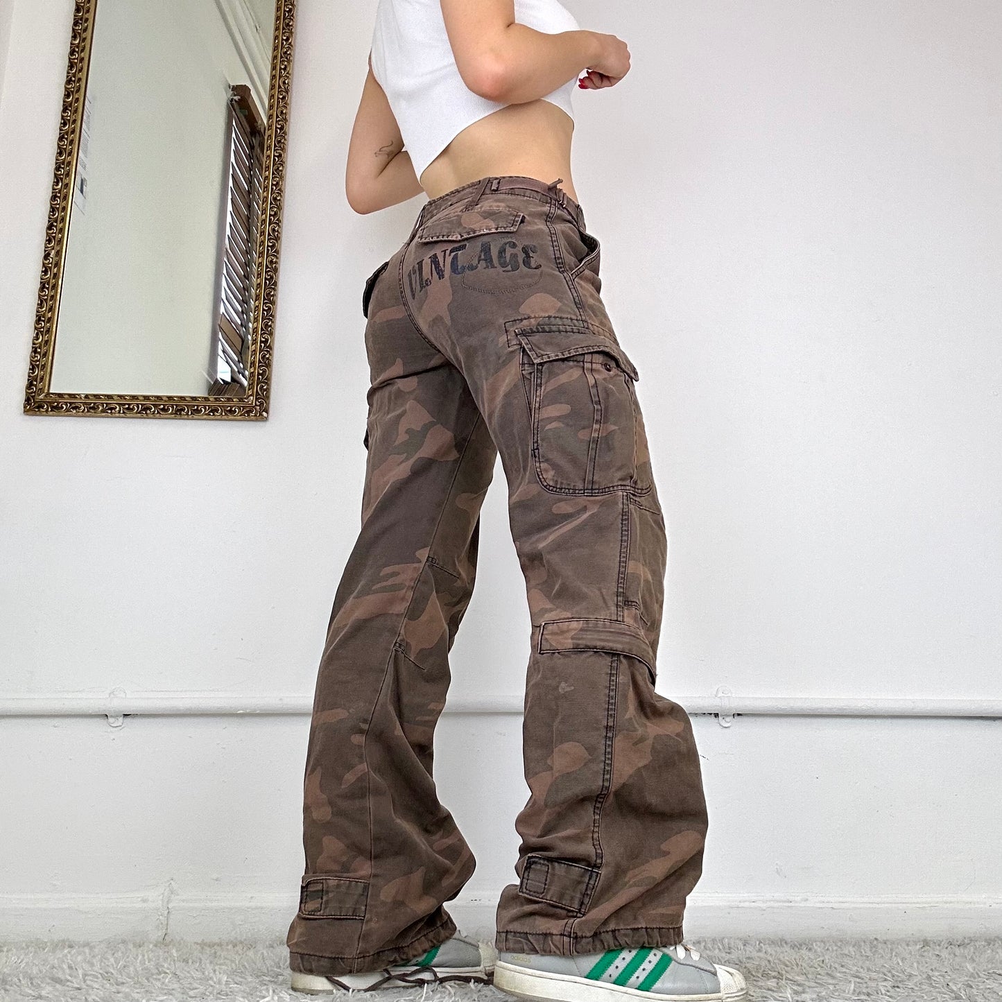 camo trousers by fishbone