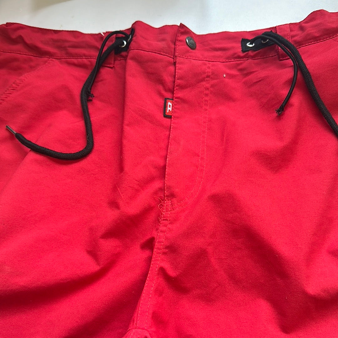 vintage red cargo diesel trousers