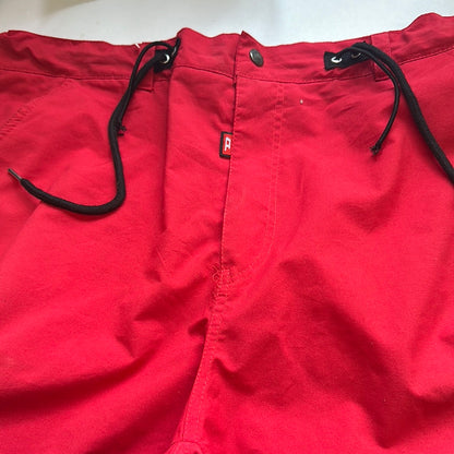 vintage red cargo diesel trousers