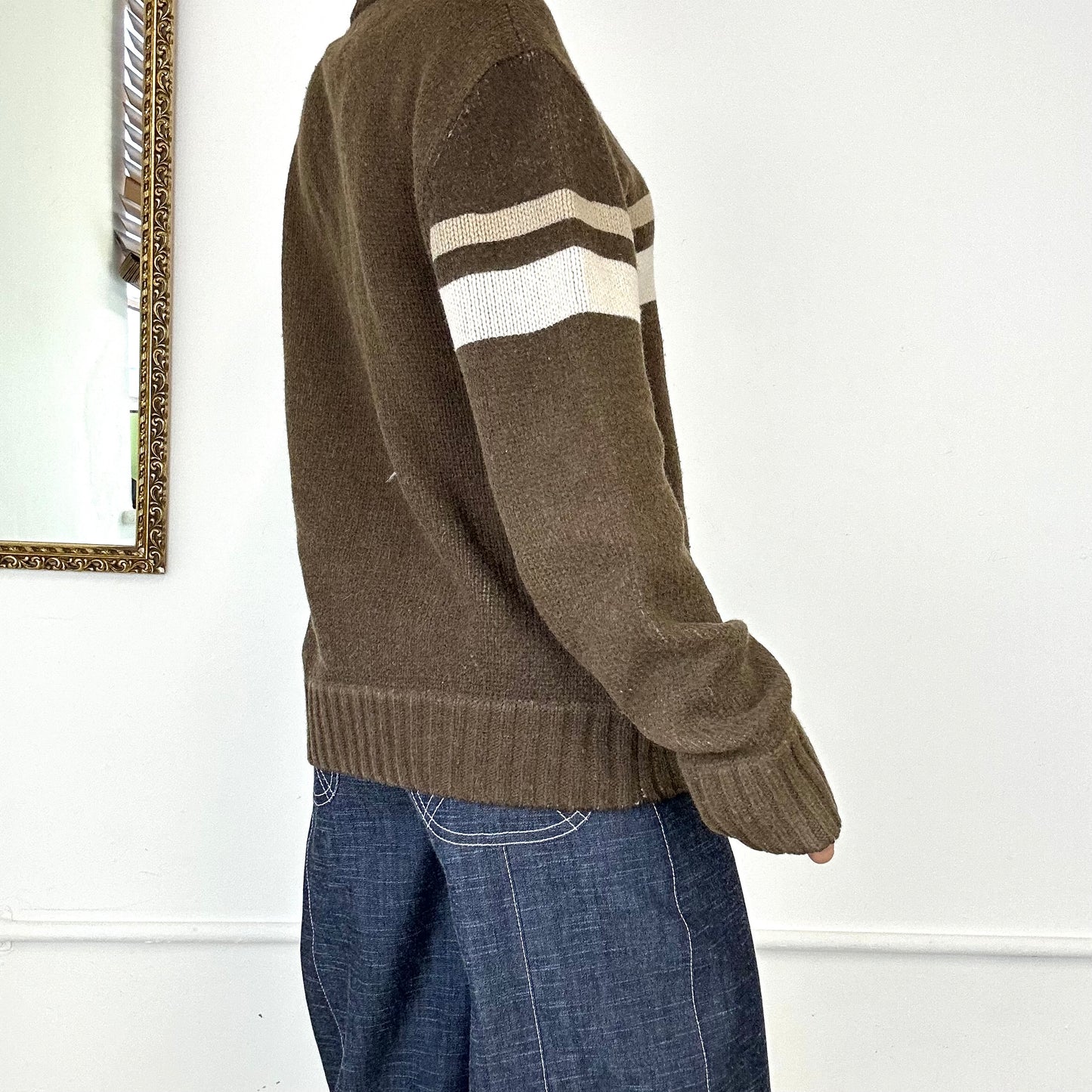 vintage levi’s knit zip jumper