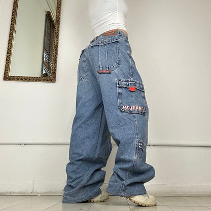 2000's baggy cargo jeans